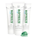Biofreeze Profesional Relief Gel, 4 oz Tube (3- Pack) - Quast, Cooling Relief for Arthritis, Muscle Soreness, Joint, Back, Neck, Knee Pain & More