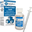 Relicle- 1 Laboratorium Infid Liquid Vitamin - D Drops (Natural Fruit Flavoring) Gula & Alkohol Bebas, untuk Bayi Feeding Breast 012 Bulan dan Atas