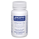 Encapsulasi Murni Vitamin D3 125 mcg (5.000 IU) - Tambahan untuk Dukung Bone, Gabungan, Breast, Heart, Colon, dan Imune Health * - dengan Vitamin D - 60 Capsules