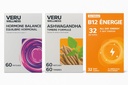 Veru Wellness Hormonal Balance for Women Compete Bundle - Myo- Inositol & D-Chiro, Ashwagandha, Energy - PMS, Mensural, Mood - Stress and Energy (2 Bulan)