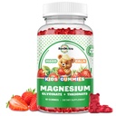 Kompleks Magnesium Gummies - Tenang Gummies Chewable untuk Anak-Anak & Dewasa- Magnesium Glycinate Suplemen -w / Omegaga- 3, Vitamin B6, D3- Dukung Calm Stress Relief, Bones, Mood, Strawberry Flavor