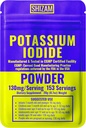 SHIZAM Potasium Iodide 130 mg 65 mg Powder Dewder Kit, KI Iodin Capsule Campy Custure Pil Pill Tablet Tabs Alt Suplemen, preping Supplies 130mg 65mg