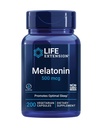 Ekstensi Hidup Melonatin, 500 mcg - lembut Memotes Tidur, Dose Rendah, Nilai Ukuran - Non-GMO, Gluten- Bebas, Vegetarian - 200 Kapsul