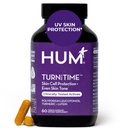 HUM Kembalikan Waktu Turmeric Tambahan untuk Youtful Looking Skin Dukungan dengan Green Tea Extract, Lutein & Polyphenol, Skin Care Aging & Collagen Dukungan Kapsul Untuk Bahkan Tone, 60 Vegan Capsules