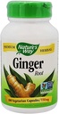 Nature 's Way Premium Herbal Ginger Root, Digetsy Dukungan, 550 mg, 100 Vegetarian Capsules, Paket 2