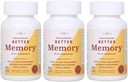 Memori Lebih Baik - Theracurmin Curcumin 90 mg - Secara klinis Proven Dose, Imporve Focus, Recall, Memory, and Mood * - Ekstrak Absorpsi Tinggi Turmeric * (3 Botol)