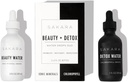 Sakara Beauty Water + Detox Water Drops, 60 Serbu - Telusuri Mineral Drops & Chlorofil Liquid Drops, Liquid Magnesium, Chloride, Sodium, Potasium, Boron Suplemen, Clorofil Clorofil Drops