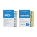 VitaMedica Arnica dan Bromelain Blister Packs Bundle 124. untuk Post Bedah dan Muscle Recovery 124; Bruise Relief 124; Tanaman Berdasarkan Natural Formulas 124; 2 Produk Bundle untuk Penyembuhan Dukungan 124; 5 Pasokan Hari