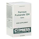 Cypress Farmasi Ferrous Fumarate 324 Tablet, kotak, 100