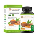 CurcuminPro Complete Vegan 124; BioSoluble Brown Rice Protein & Organic Turmeric Curcumin Suplement 12.4; Plant - Based Formula untuk Daily Wellness