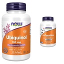 Suplemen SEKARANG, Ubiquinol 100 mg, Biovability Tinggi (Bentuk Aktif CoQ10), 120 Suftgels & Suplemen, L- Carnitine 1.000 mg, Bentuk Purest, Amino Acid, Dukungan Fitness *, 100 Tablets