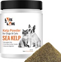 Bubuk Kelp untuk Anjing & Cat - Komplotan Laut Organik Suplemen Granules (16 Oz, 1 Pound)