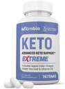 Mikrobio Keto ACV Extreme Pill 1675MG Keto Dukung Blend Capsule Alternatif ke Keto ACV Gummies Formulated dengan Apple Cider Extra Virgin Oil Pounder Green Tea Leaf 60 Capsules