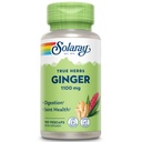 SOLARAY Ginger Root 11100mg 124; Diffic Sehat, Joints dan Motion & Stomach Discomfort Dukung 1200; Whole Root 124; Non - GMO & Vegan 124; 100 VevCaps