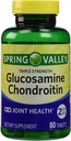 Spring Valley - Glucosamin Chondroitin, Triple Kekuatan, 80 Tablet