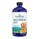 Nordic Pet Cod Liver Oil, Unflamited - 16 oz - 1048 mg Omega-3 Per Teapoon - Fish Oil for Dogs for EPA & DHA - Promotes Skin, Coat, & Imune Health