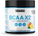 BCAAs dengan 175mg Caffeine 124; 40 Serving 12.4; Keto- Disetujui, Non-GMO, Gluten Free Suplemen 124; Peach Flavor Mango