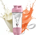 Hurricup 22 Oz Protein Shake untuk Protein Bottle, Piala Bebas Protein BPA untuk Protein Shakes, Whiy Powder Smoothie Cup untuk Mixer Bottle, Aksesoris Gym untuk Perempuan & Men, Pink