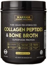 Premium Collagen Peptides Bone Broth Powder: Grass Fed Hydrolyzed Collagen Boost for Healthy Skin, Nails, Hair, Joints, Muscles, Bones, Dibubble, Keto Friendly, Unflasheed
