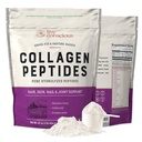 Powder Kolagen Collagen Peptides Live - Graseally- Sourted Hydrolyzed Collagen Powder - Rambut, Kulit, Nail, dan Dukungan Gabungan - Tipe I & III Gras- Fed Collagen Suplemen untuk Perempuan dan Pria - 16oz