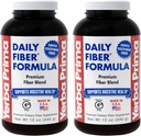 Yerba Prima Daily Fiber Formula Powder - 12 oz (Paket 2) - Soluble & Impolble Dietary Fiber Suplement - Colon Cleanse - Gut Health - Vegan, Non-GMO, Gluten- Free