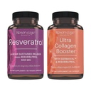 Reserveage Resveratrol & Ultra Collagen Booster - Resveratrol & Collagen Capsules for Cell & Skin Durtures Dermaval - 60 Capsules, 90 Ultra Collagen Booster Capsules