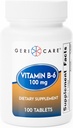GeriCare Vitamin B-6 100mg, 100 Tablet - Daily Nutrition Support for Healthy Brain Fungsi, Mood Enhancement, Circulation Health & Metabolisme - Membantu Combat Fatigue & Provient Overall Wellness