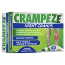 Crampeze Night Cramps Natural Relief of Muscle Cramps, Spasms & Capsules Kaki 60
