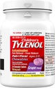 Tylenol Children 's Pain Plus Fever, Grape, 24 Sable Tablet (Paket 2)