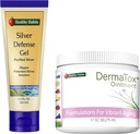 Healthy Habits Skincare Bundle - 1.7oz DermaTox Oquite dan 1.5 oz Silver Defense Gel - All Natural, All Purpose, Safe and Effective Skin Nafmisment