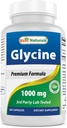 Suplemen Glycine Terbaik 1000 Mg untuk Produksi Energi, 180Cacah