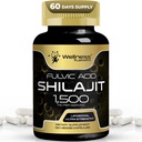 Himalaya Shilajit untuk Pria - 1500mg Shilajit Capsules untuk Pria, Pure Shilajeet untuk Perempuan dengan Penakluk Acid Tentu - Shilajet untuk Enhanced Energi dan Dukungan Imune - 120 Count (Paket 1)