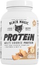 Black Magic Protein Powder Whey Egg Casein Complex + Enzymes & MCT 's Recovery Cinnamon Toast Cereal Flavor