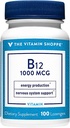 The Vitamin Shoppe Vitamin B12 1.000mcg - Support Energy Production, Once Daily Dietary Suplement - Vitamin B-12 (As Cyanocobalamin), Gluten & Dairy Free (100 Lozenges)