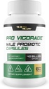 Probiotic Vigorade - Pro Vigorade Male Probiotic Capsules - Male Support Probiotic Formula - Gut Dut - Natural Immune Dupport - 40 Milyar CFU 'S of Premium Health Supporting Progration Progration