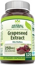 Herbal Secrets Grapseed Extract Suplement 174; 250 Mg per Serving 124; 120 Veggie Capsules 12.4; Non-GMO 124; Gluten- Free Alag124; Made in USA