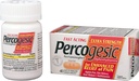 Percogesic Aspirin Free Pain Relief Tablet, Extra Strength, Acetaminophen dan Diphenhydramine, 40 ct (Paket 1)
