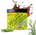 Vegan Plant Powder Pea, Brown Rice Protein 250 gram (7 Serving Quantity- 36 G 27 G Protein Per Serving, Glutamine -4.35gma BCAA-3.5GM