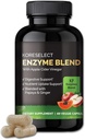 17 Enzyme Blend for Digetical Gut Health Supplement Supplement, Imune Dupport, Bloating & Gas Relief, Nutrient Absorpsi, dengan Apple Cider Vinegar, Ginger, Papaya - 60 Capsules
