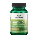 Swanson FemFlora - Feminin Probiotic Supplement Supplement Supporting Flora of The Mouth, GI Tract, and Vagina - Progories for Women with 9 Milyar CFU Per Capsule - (60 Capsules)
