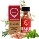 4Elementum Sinus Himalaya Salt Inhaler - tercampur dengan Natural Eucalyptus, Peppermint dan Rosemary - Supports Relief from Allergies, Colds, and Contraffic