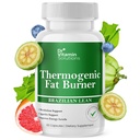 Thermogenic Fat Burner Brazilian Lean, Wheight Loss Pill for Women, Waist Trimmer & Suplemen Bloating for Women, 60 Kapsul
