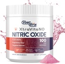 Tambahan Nitric Oxide untuk Men - Ekstra Kekuatan Nitric Oxide Booster Powder untuk Jantung, Sirkulasi, Aliran Darah, Energi - 10g Per Serving, 30 Hamba