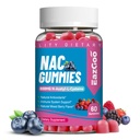 NAC Gummies 800mg, N- Acetyl Cysteine Suplement, NAC Suplemen untuk Sistem kekebalan & Antioksidant, Non-GMO, Gluten Bebas, Vegan - 60 Counts