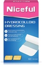10 Count Hydrocolloid Bandages Large, 2 "x 4" Hydrocolloid Wound Dressing Extra Thin untuk Exudate Light, Bandages Gel Fast Healing