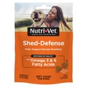 Nate-Vet Shed Defense Soft Chews for Dogs, Skin and Coat Suplement for Dogs, Omega 3 from Fish Oil, Dry & Itchy Skin Relief Treatment, Puppy Essentials, 60 Soft Chews