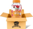Vitamin B12 Gummies Bundle. Termasuk 1 botol 90 ct Lifeable Kid Vitamin B12 Gummies. Tambahan Dietary, Gluten Free, Non Gmo, dan Gummi B12 Vitamin Chewable. Dilengkapi dengan Kotak Rumahku!