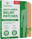 Patch - Extra Large Heat Patches - Maximum Strength Natural Muscle & Joint Relief Patch - Fast- Acting, Gentle on Skin, Hot Patches for Back, Shoulder, Neck, Knee & Foot, 10 Pack (L)