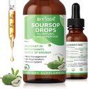 Soursop Graviola Liquid Drops: 1800mg Premium Antioksidant Supply Ammune Health Distration Relaxation Sleep Vegan Free Sugar Free 1 Fl Oz 30 Day Supply