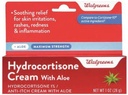 Walgreens Hydrocortisone dengan Aloe Cream 1% Maximun Kekuatan
